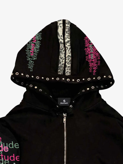 Studded Streetwear Hoodie