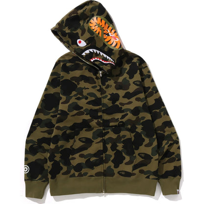 CAMO SHARK FULL ZIP HOODIE