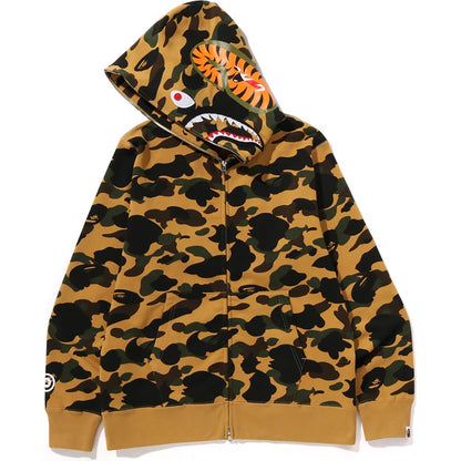 CAMO SHARK FULL ZIP HOODIE