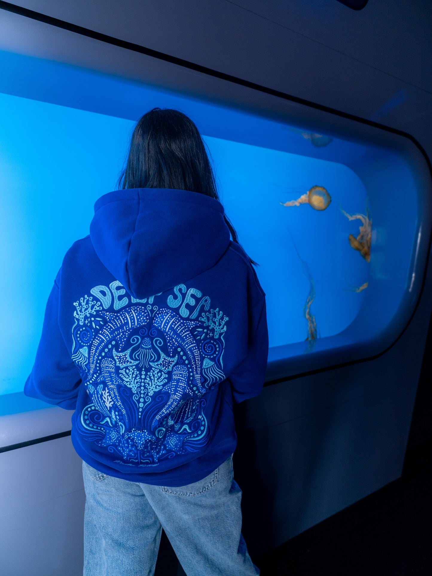 Unisex  /BLUE WORLD /Hoddie