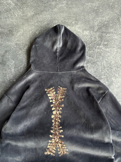 Unisex hoodie Y 2 K ‘b o n e s’