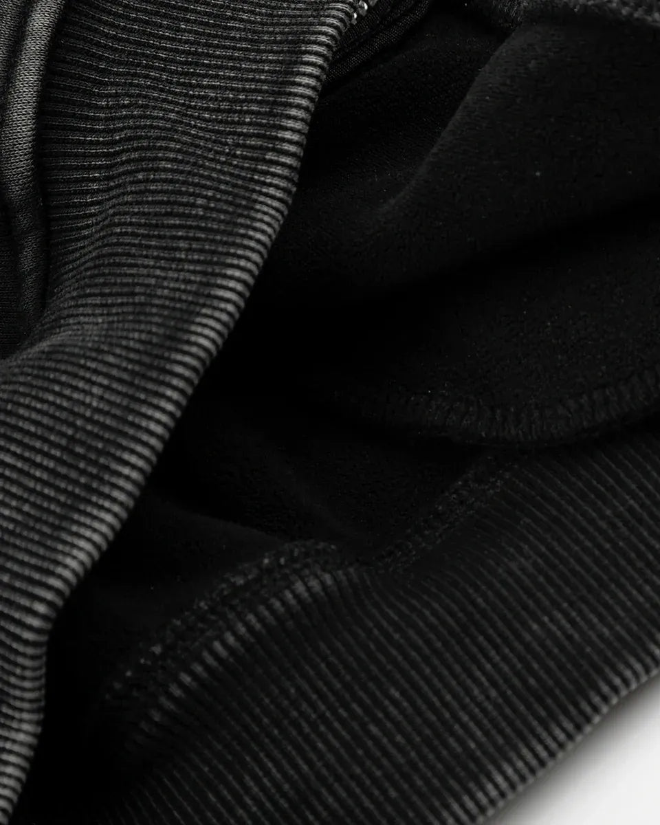 Graphic Washed Zip Up Hoodie