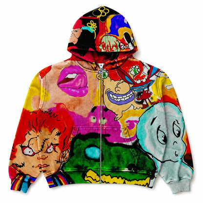 Unisex Graffiti Hoodie