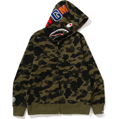 CAMO SHARK FULL ZIP HOODIE